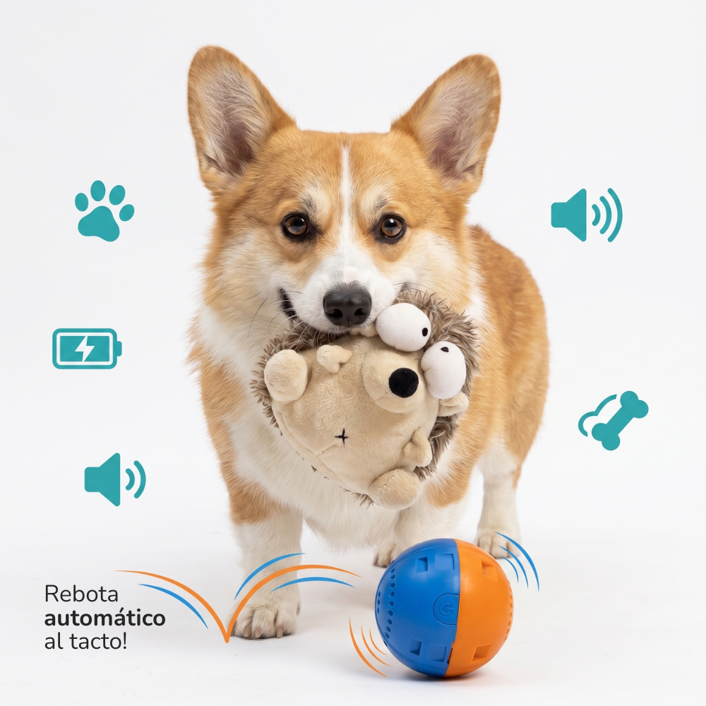 WigglyPal Juguete Interactivo con Rebote para Perros